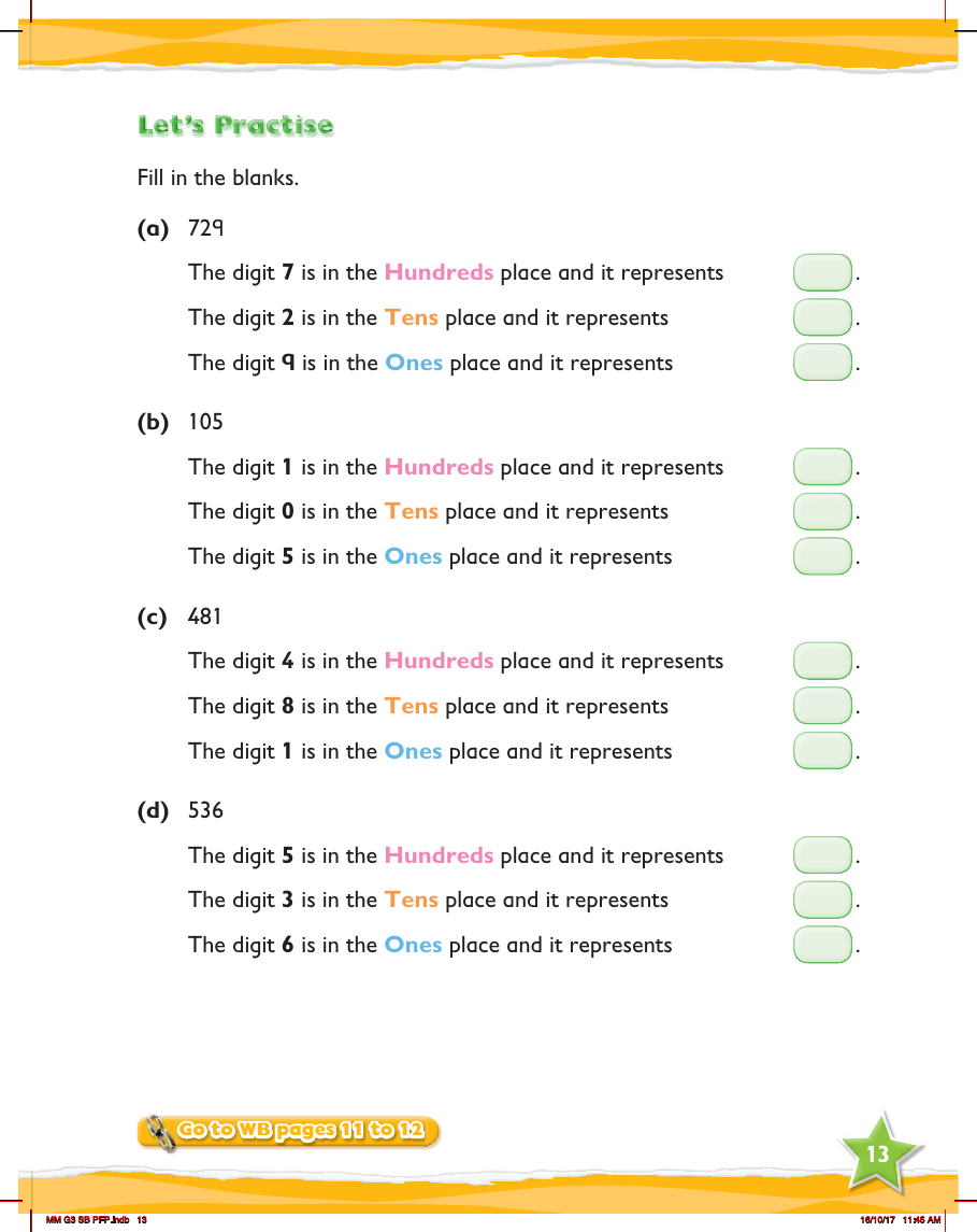 Max Maths, Year 3, Practice, Place value (13)