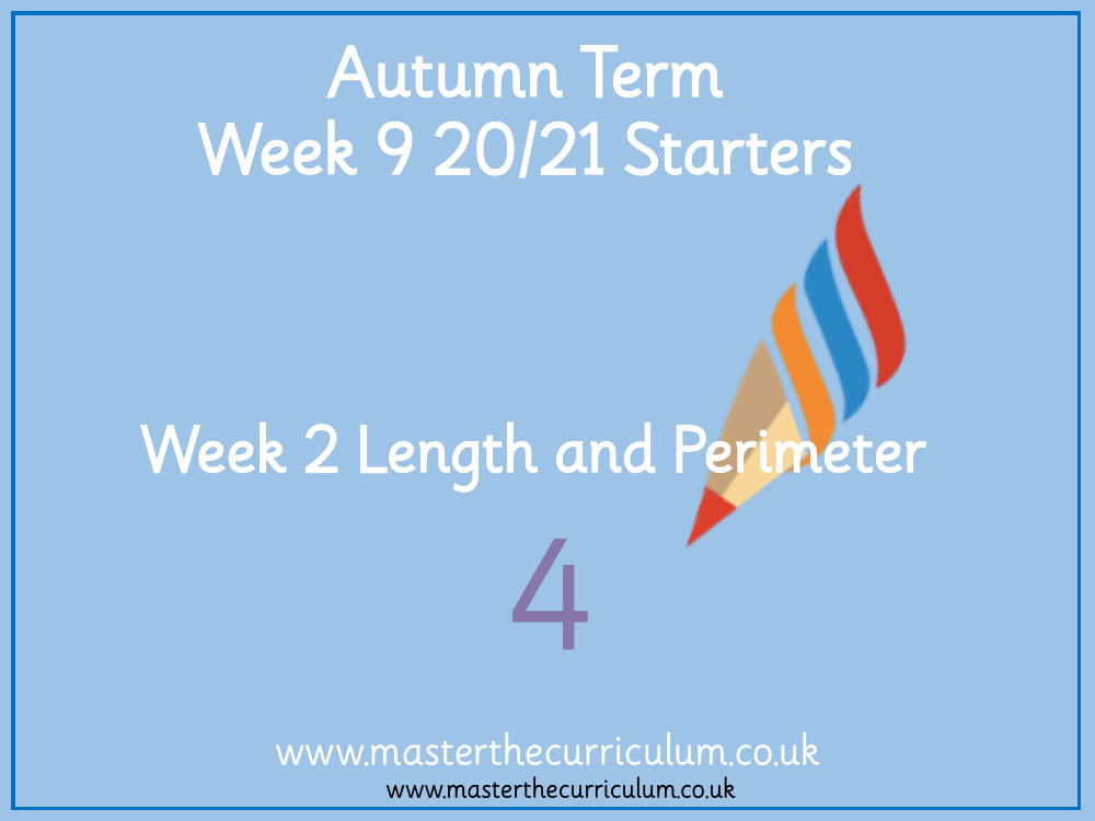 Measurement Length and Perimeter - Measure Perimeter  - Starter