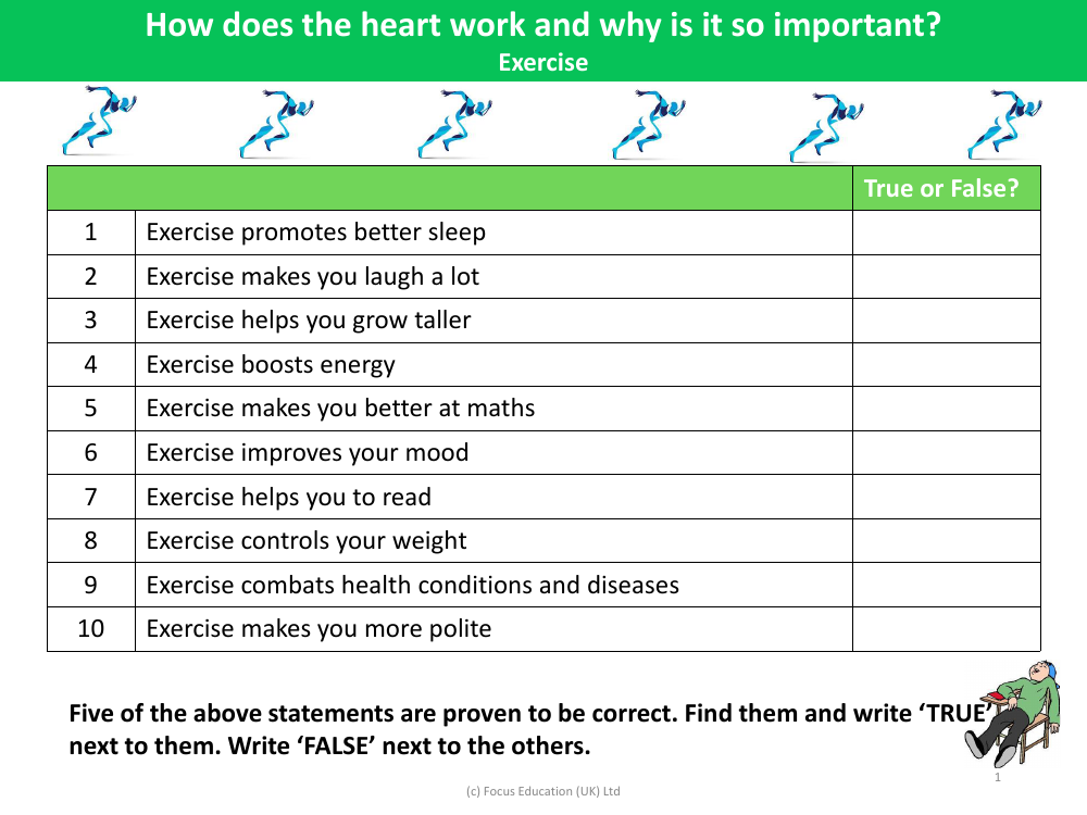 True or False - Exercise