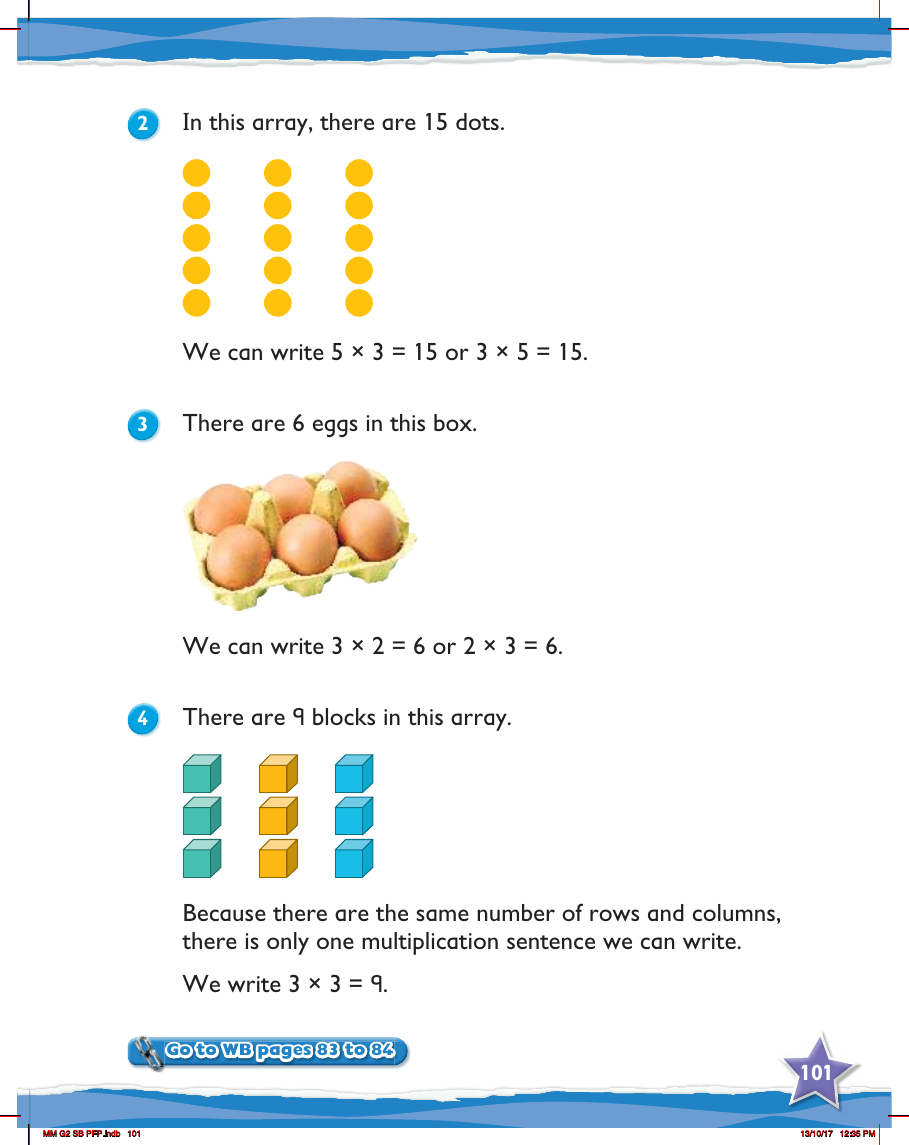 Max Maths, Year 2, Learn together, Multiplication as an array (2)