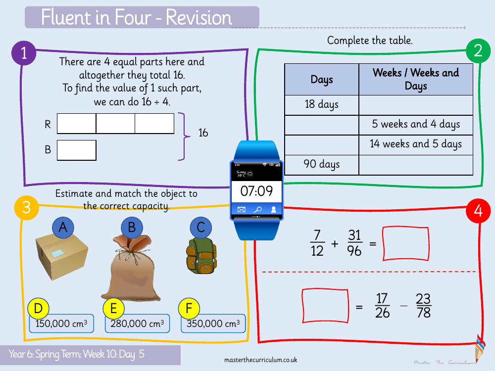 Ratio - Calculating Ratio - Starter