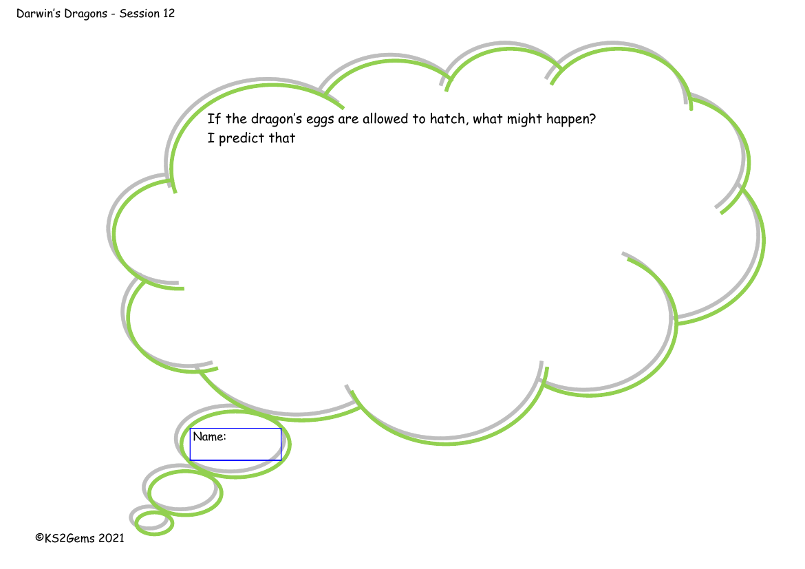 Darwin's Dragons - Session 12 - Prediction