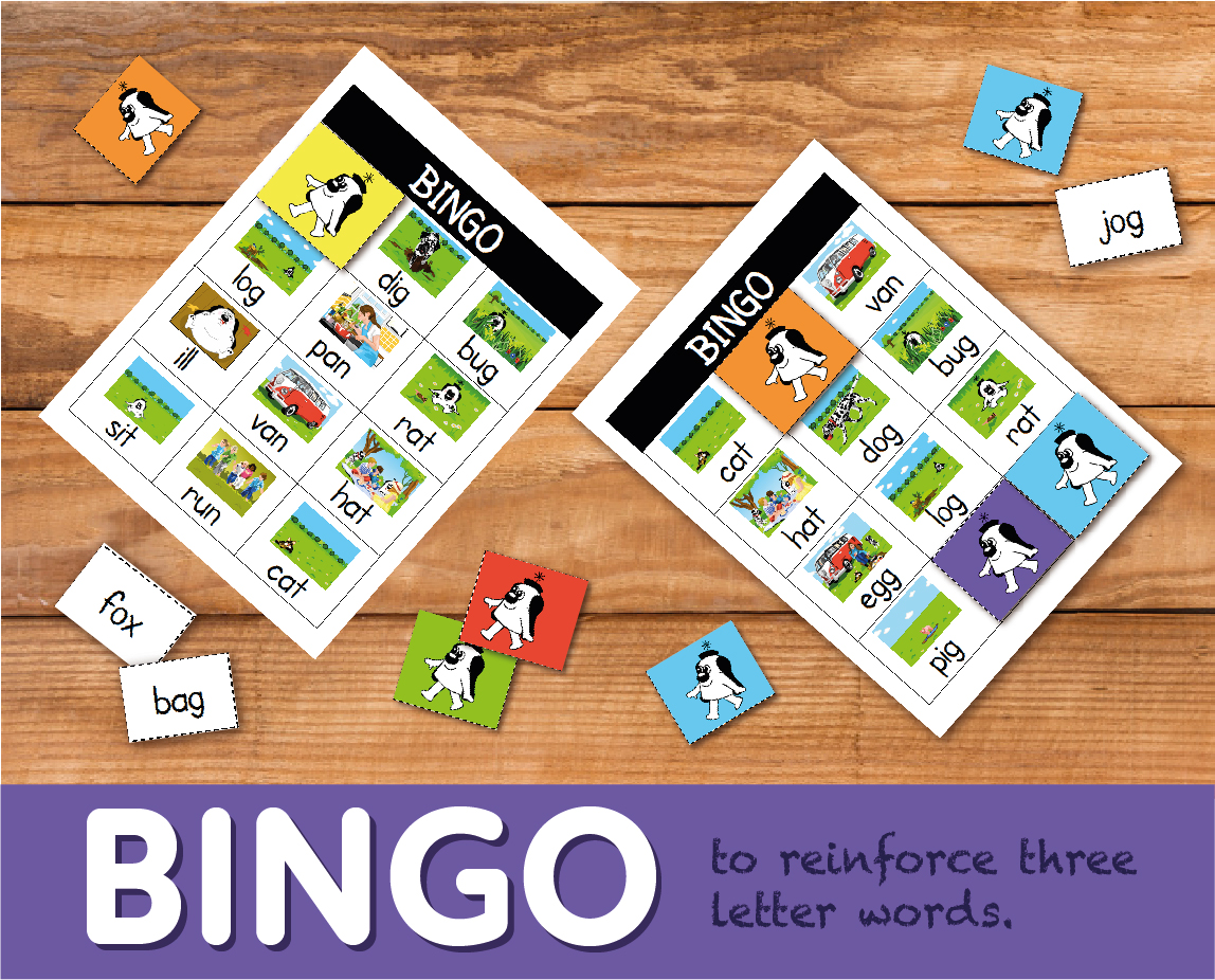 Play Bingo to Reinforce Three Letter Words - Teacher Notes