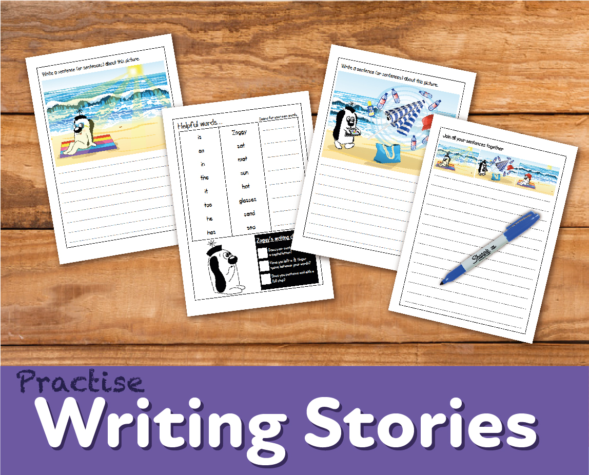 Practise Writing Stories ‘Zoggy In The Sun’ - Teacher Notes