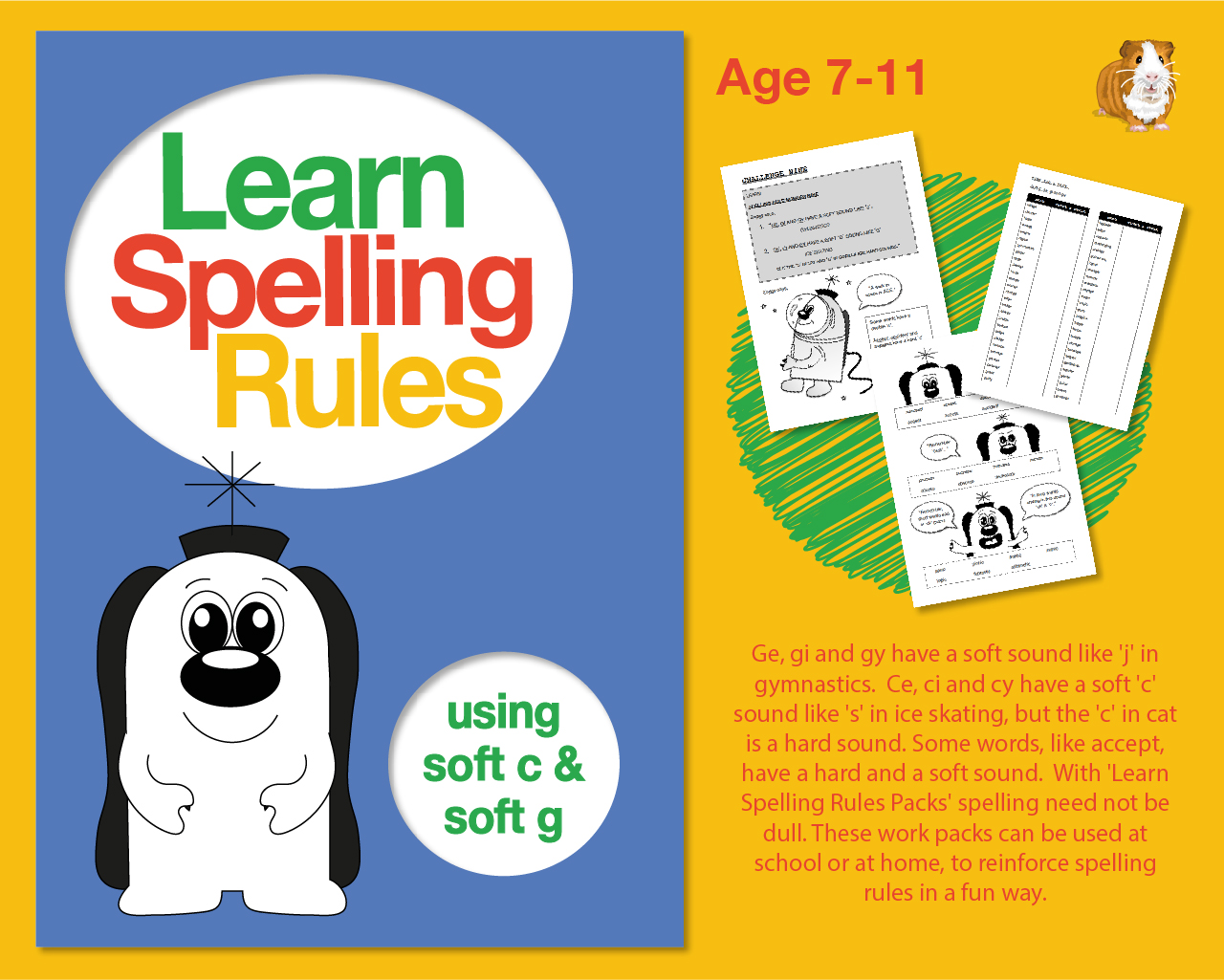 Learn Spelling Rules: Using Soft 'c' And Soft 'g' (7-11 years) - Teacher Notes