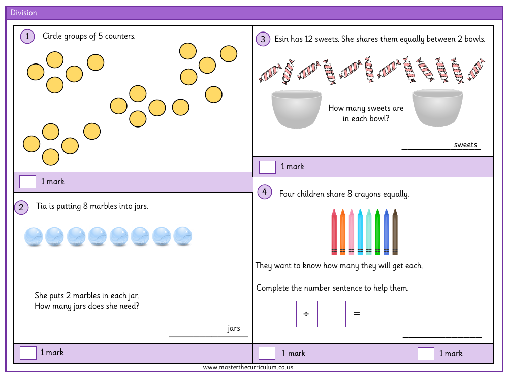 Multiplication and division - Assessment