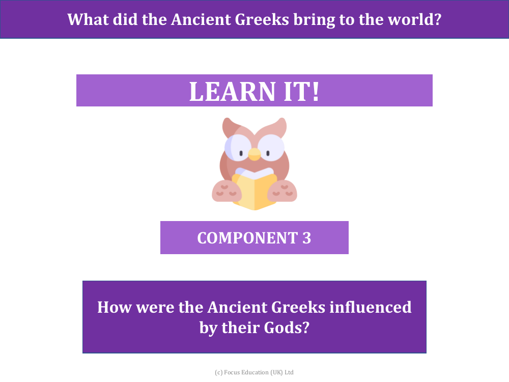 How were the Ancient Greeks influenced by their Gods? - Presentation