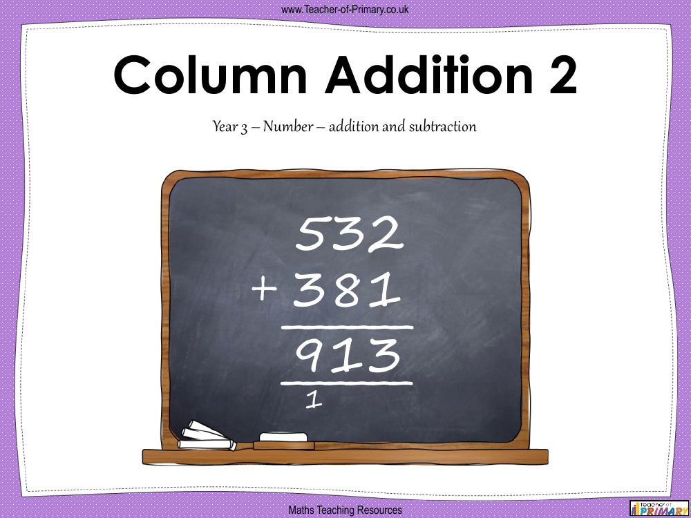 Column Addition 2 - PowerPoint