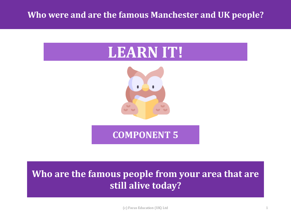 Who are the famous people from your area that are still alive today? - Presentation