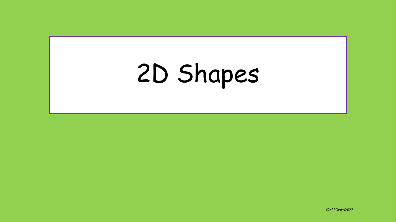 2D Shapes