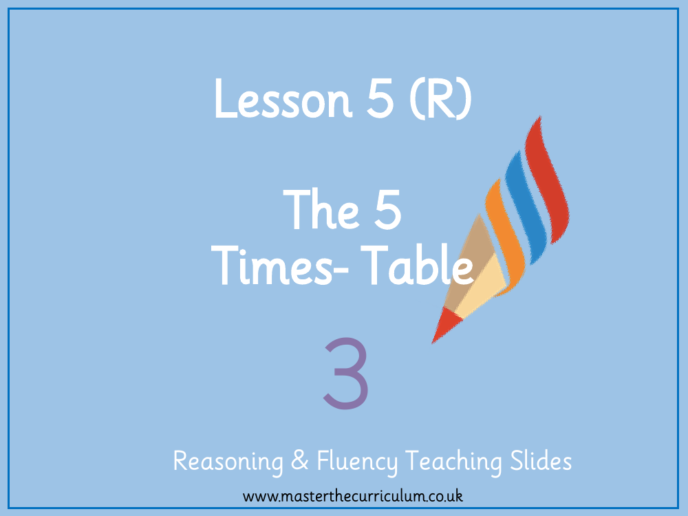 Multiplication and division - The 5 times table - Presentation