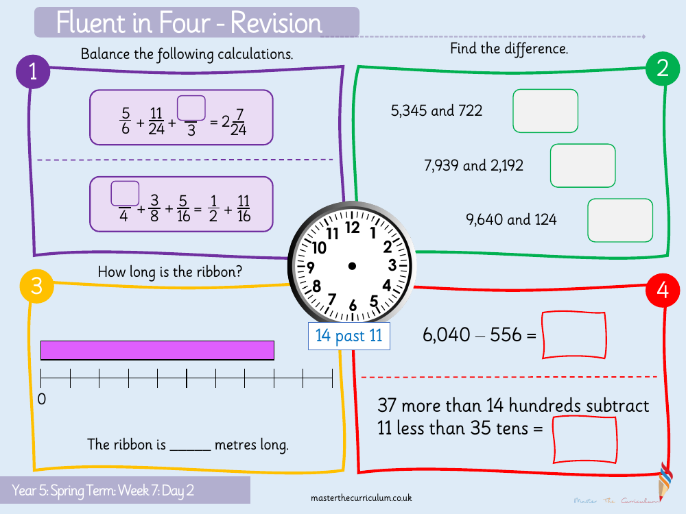 Fractions - Add Mixed Numbers (Activity) - Starter