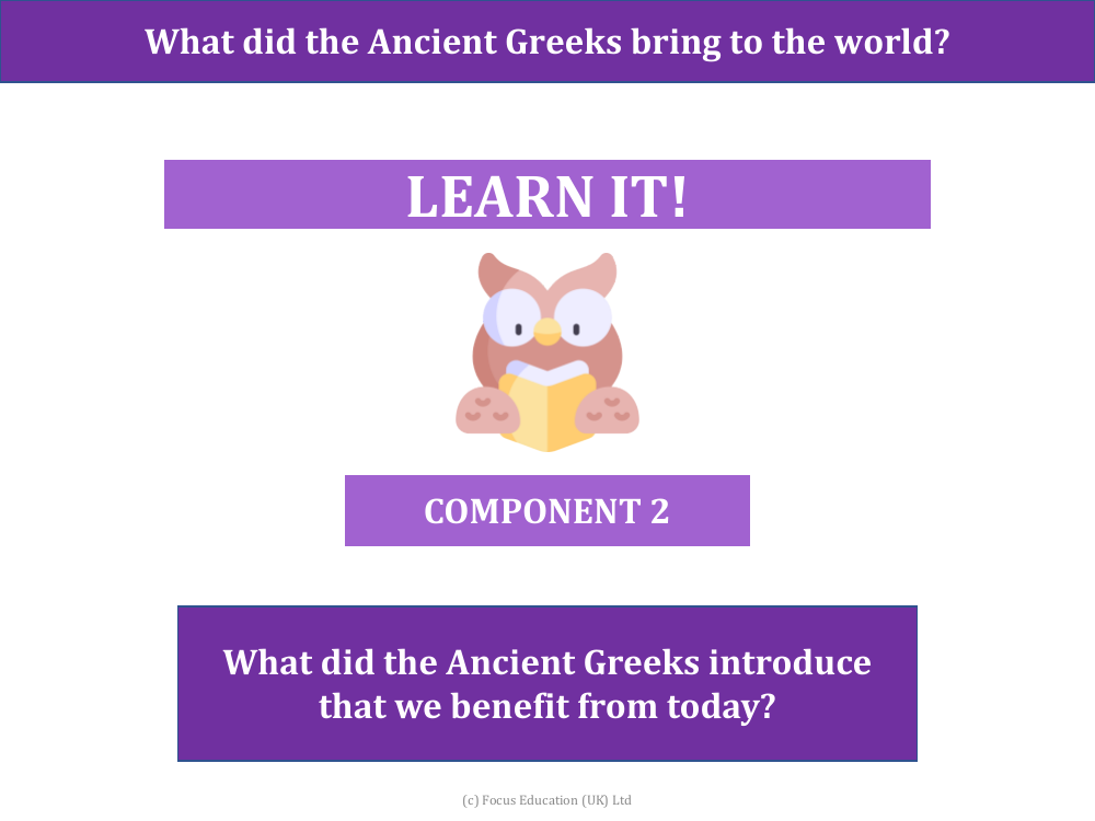 What did the Ancient Greeks introduce that we benefit from today? - Presentation