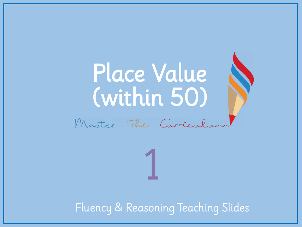 Place Value within 50 - Counting forwards and backwards within 50 - Presentation