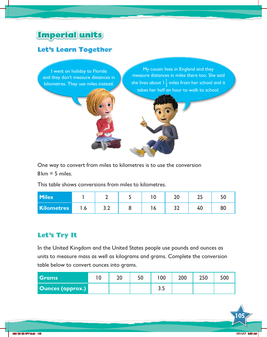 Max Maths, Year 6, Learn together, Imperial units