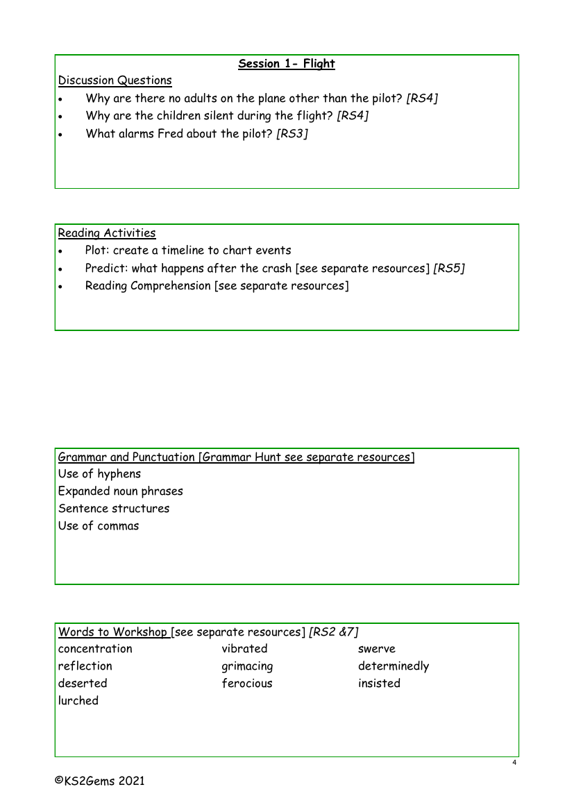 The Explorer - Session 1 - Worksheet