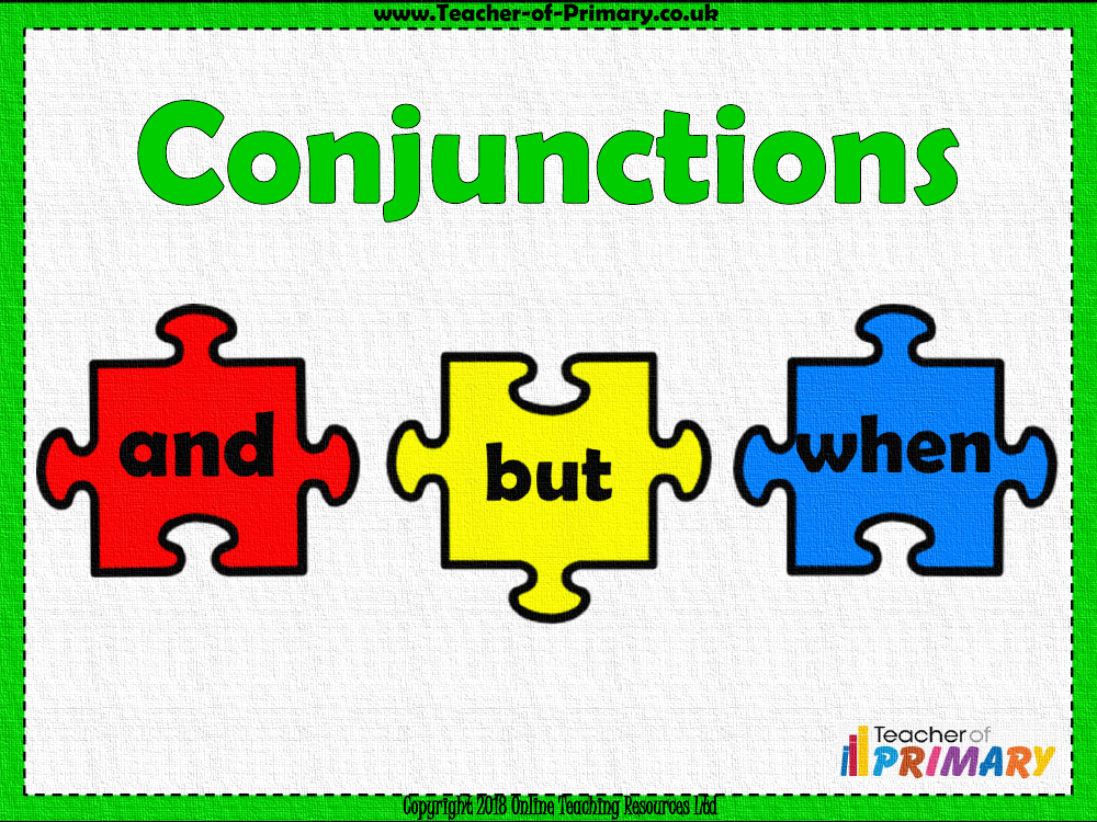 Conjunctions - PowerPoint