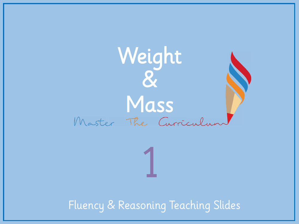 Weight and volume - Compare mass - Presentation