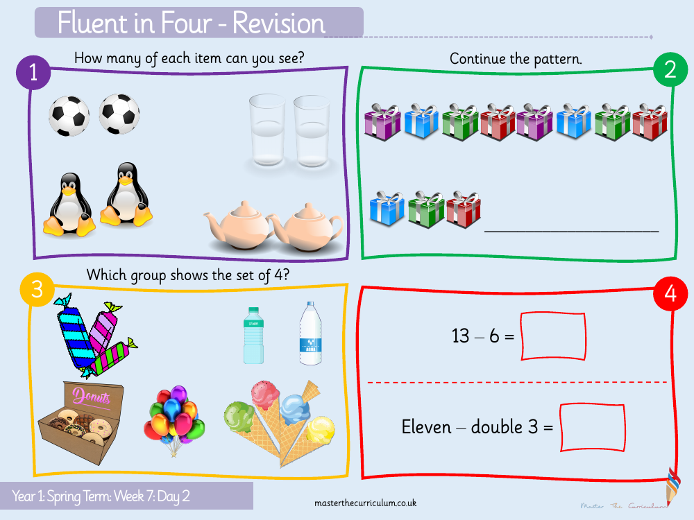 Place Value within 50 - Count in 2s 2 - Starter