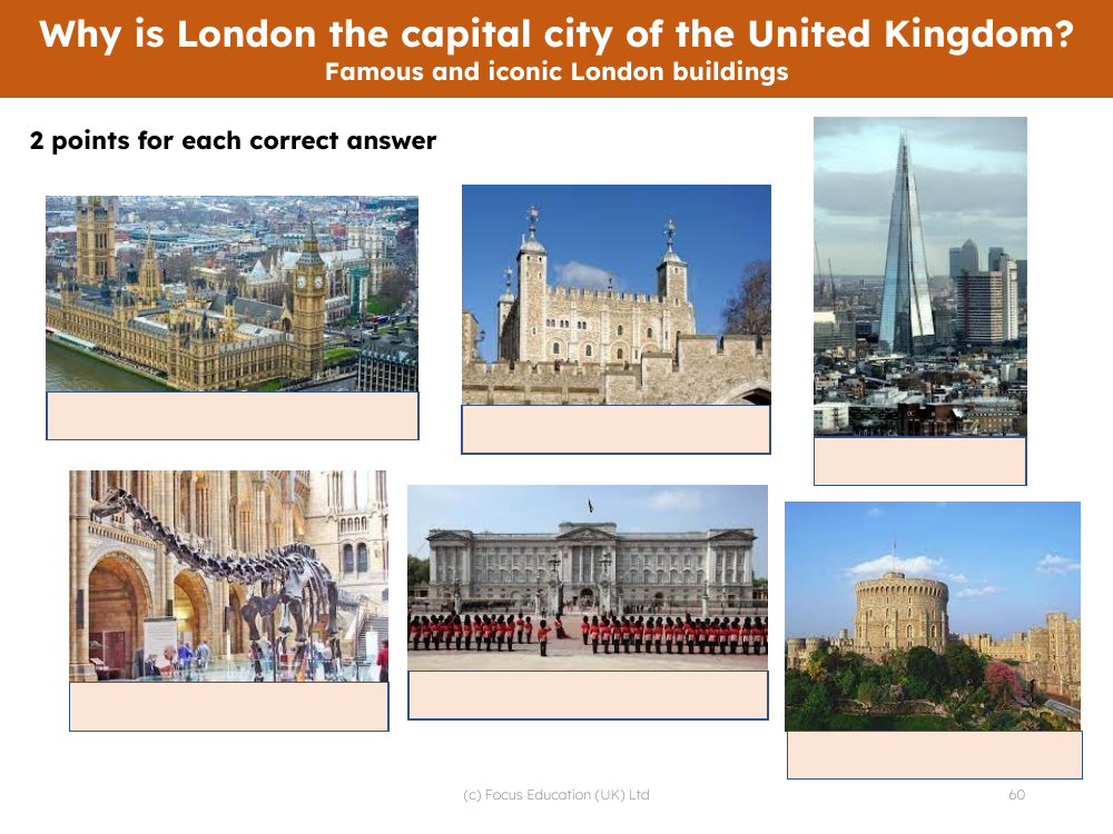 Name these famous London buildings