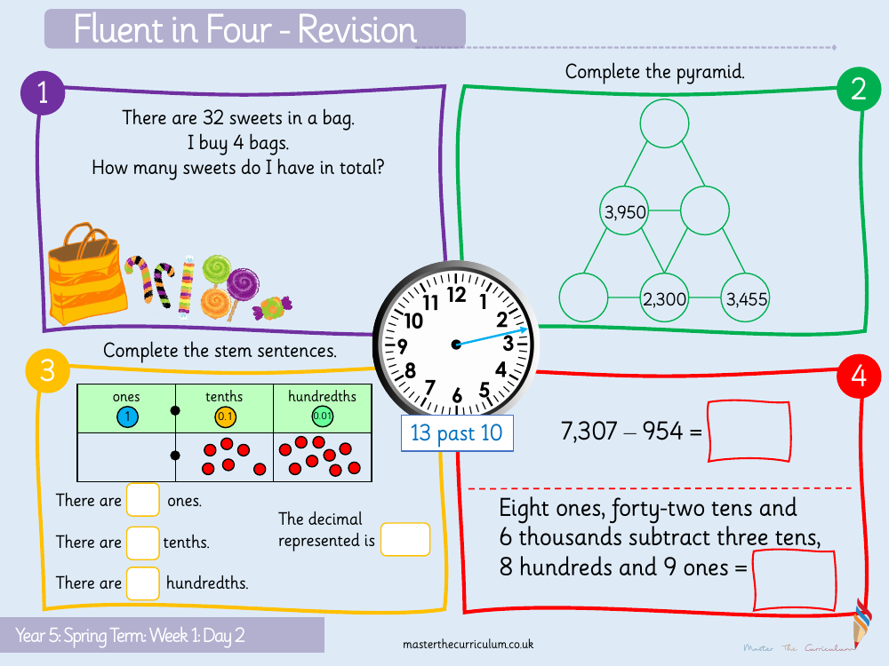 Multiplication and Division (2) - Multiply 3-digits by 1-digit - Starter