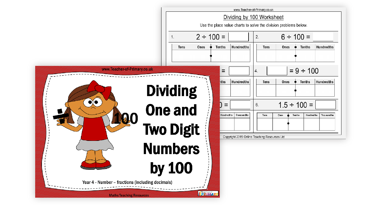 dividing-one-and-two-digit-numbers-by-100-powerpoint-maths-year-4