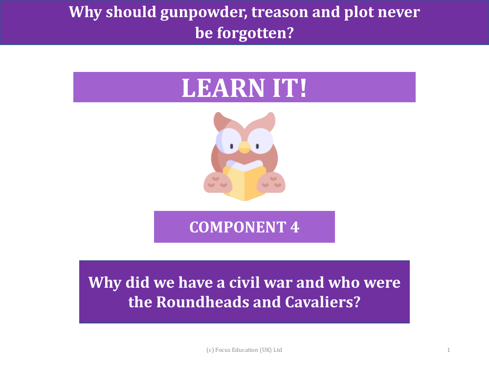 Why did we have a civil war and who were the roundheads and cavaliers? - Presentation