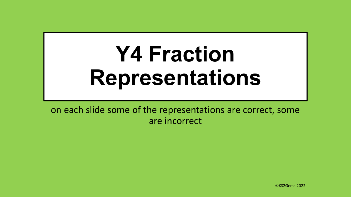 Fraction Representations