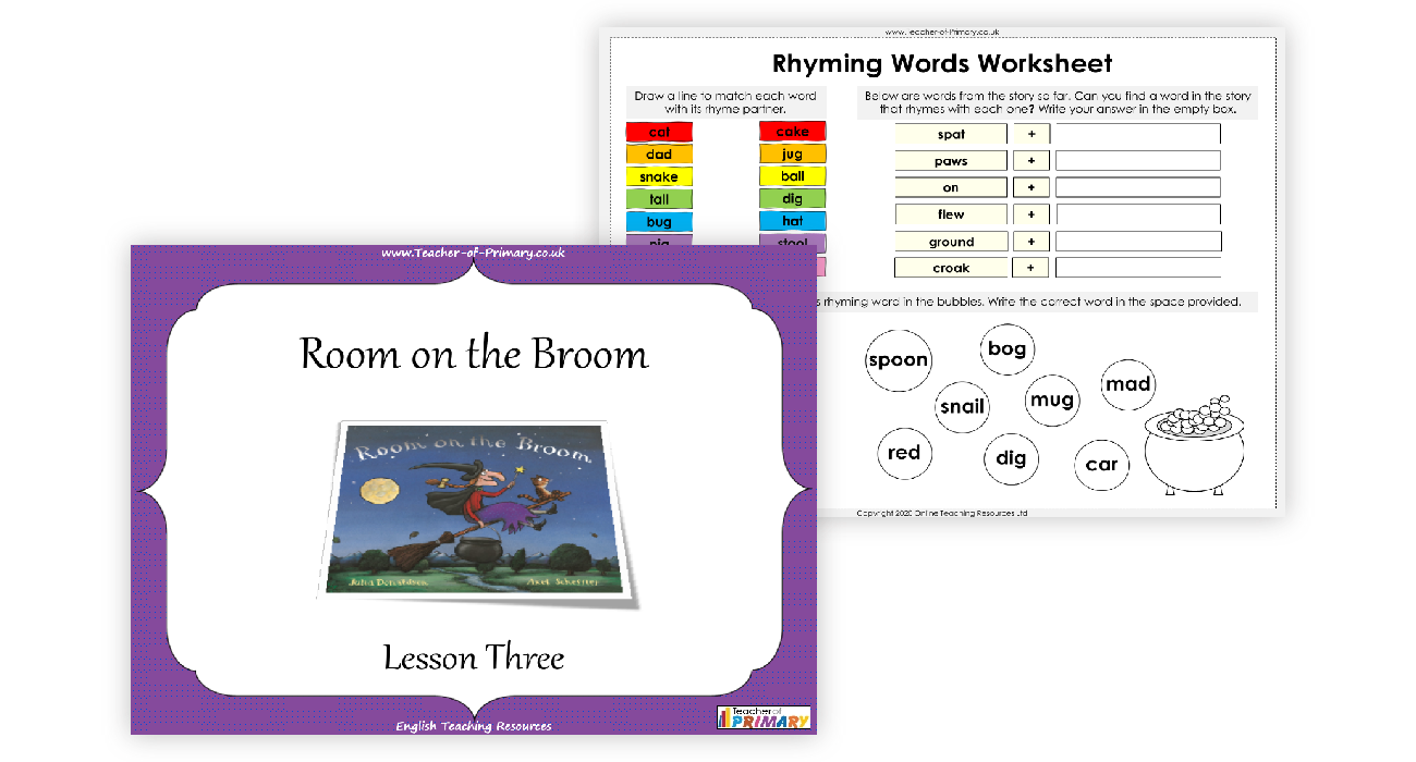 3. Room on the Broom - Lesson 3