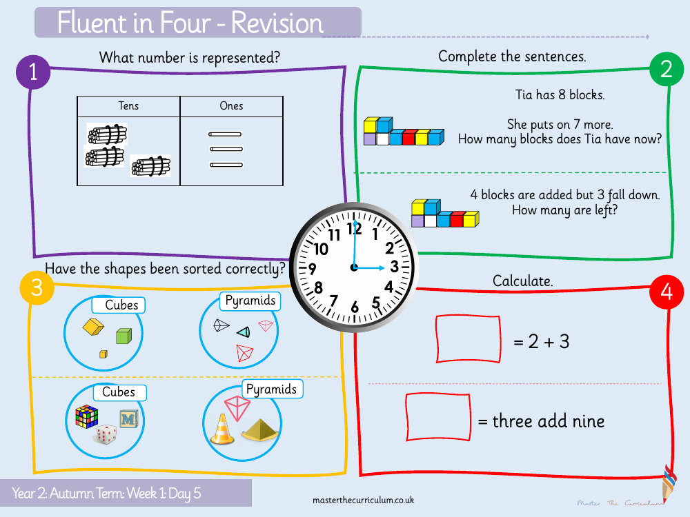 Place value - Comparing numbers within 50 - Starter