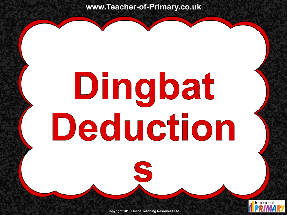 Dingbats - PowerPoint | English Year 3