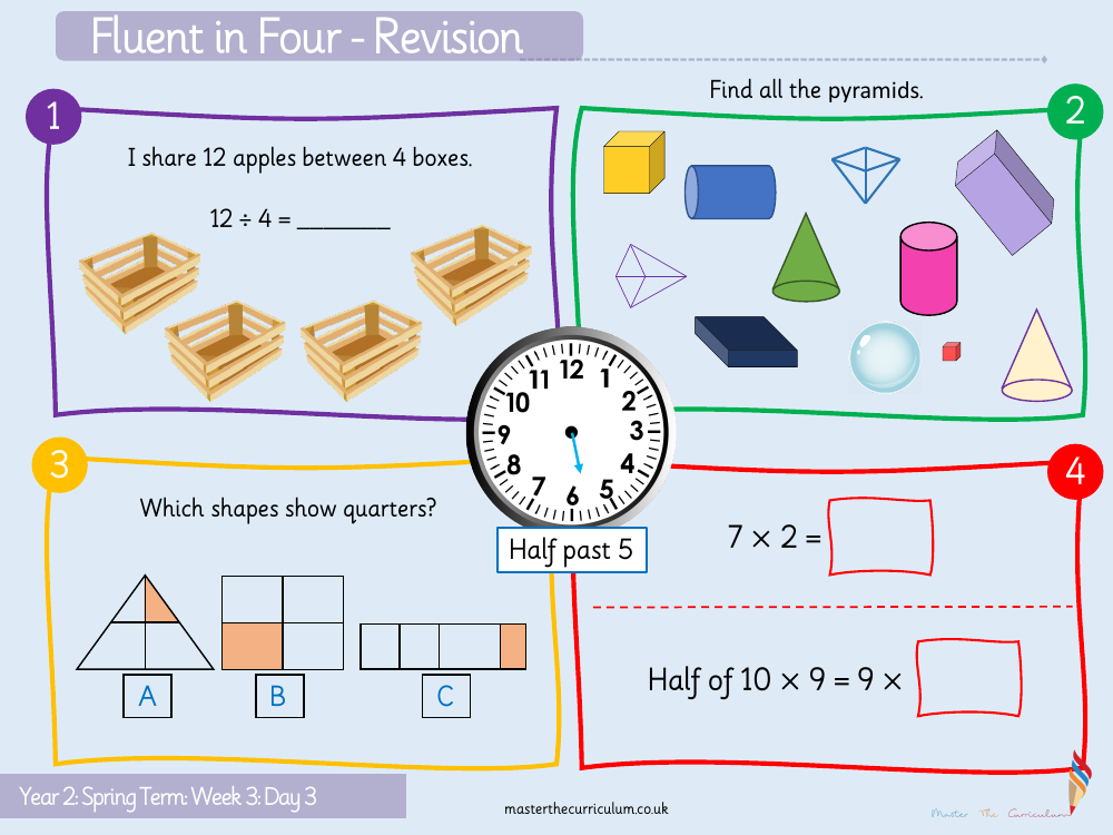 Multiplication and division - Make equal groups grouping - Starter