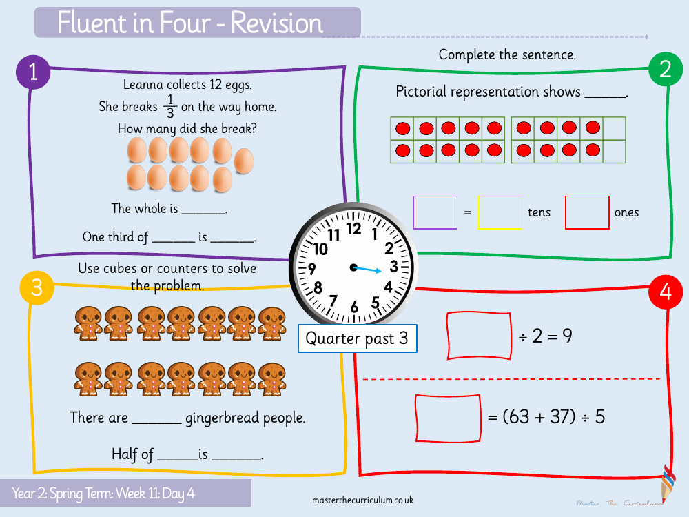 Fractions - Unit fractions - Starter