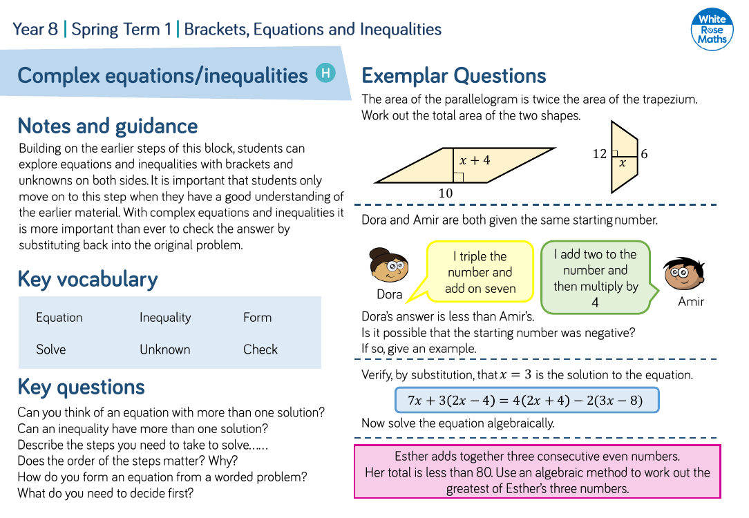 Complex equations/inequalities: Questions