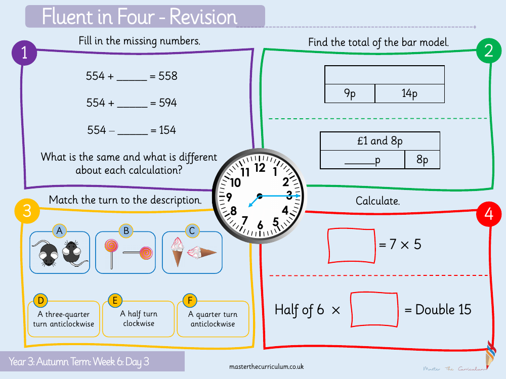 Addition and subtraction - Add two-digit numbers - Starter