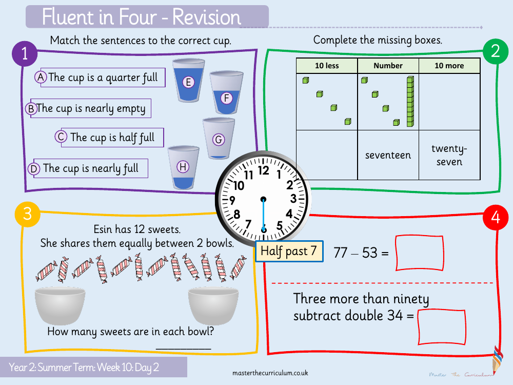 Mass, Capacity, Temperature - Measure capacity - Starter