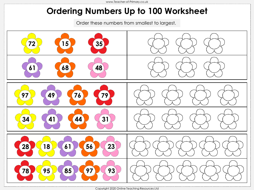 comparing-and-ordering-numbers-up-to-100-worksheet-maths-year-1