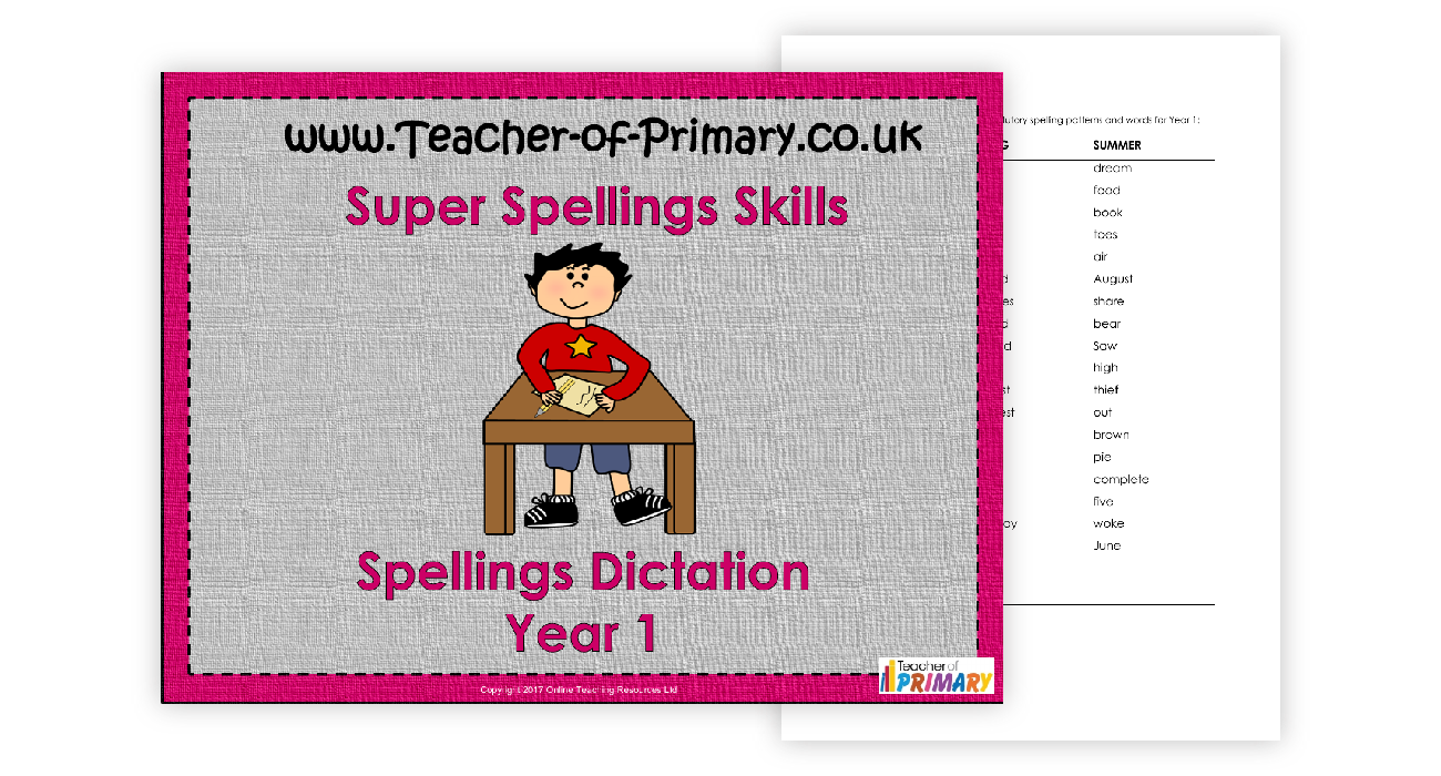 spellings-dictation-year-1-worksheet-english-year-1