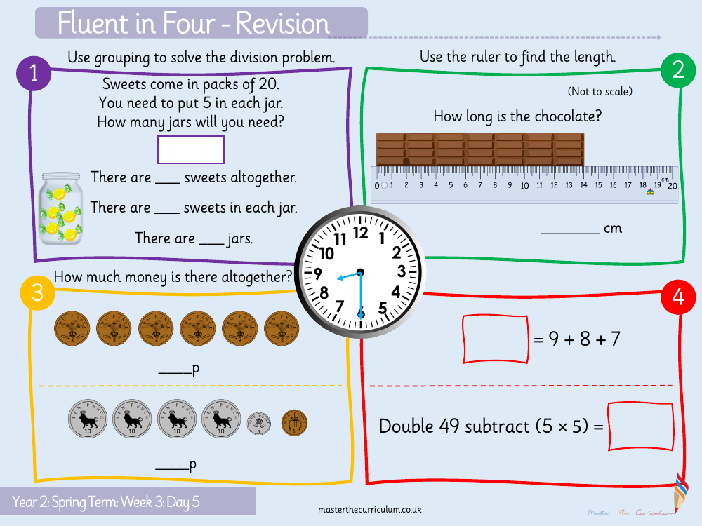 Multiplication and division - Make equal groups grouping and sharing activity - Starter