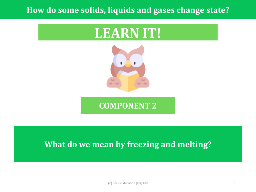 What do we mean by freezing and melting? - Presentation