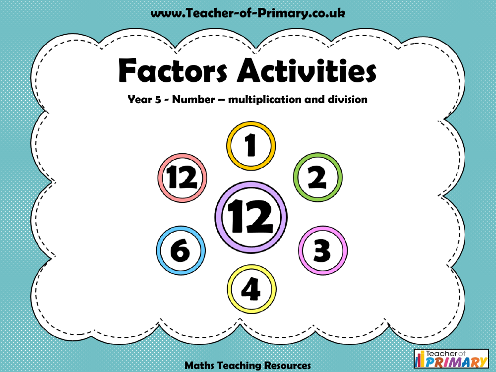 Factors Activities - PowerPoint