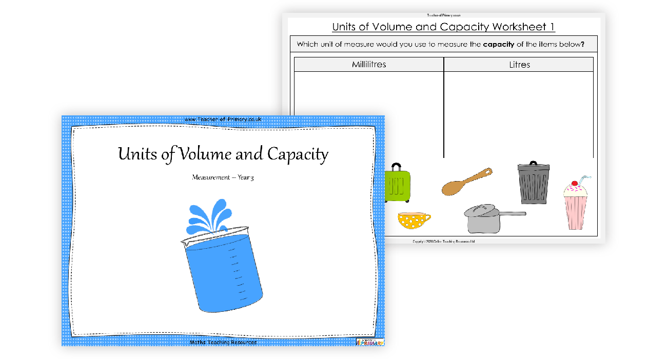 Units of Volume and Capacity
