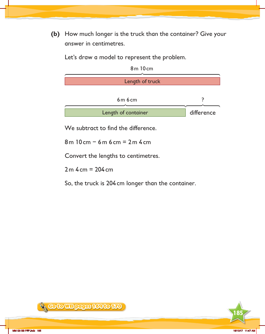 Max Maths, Year 3, Learn together, Word problems (length) (3)