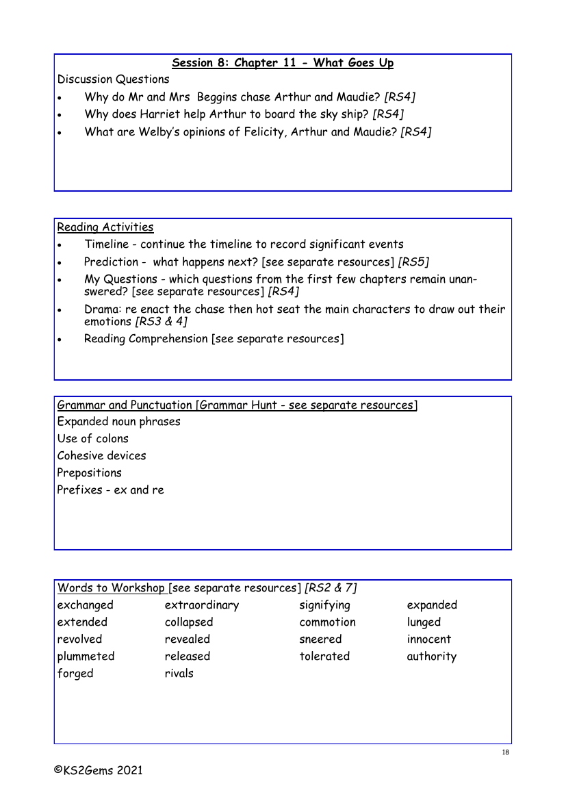 Brightstorm - Session 8 - Chapter 11 - Worksheet