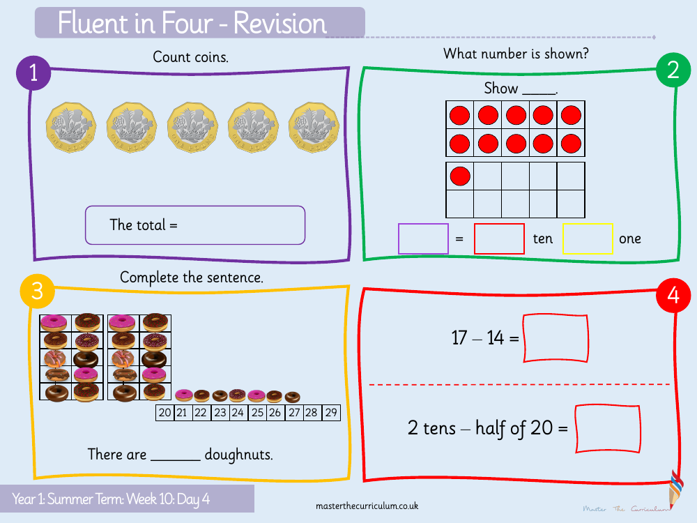 Money - Counting in coins - Starter