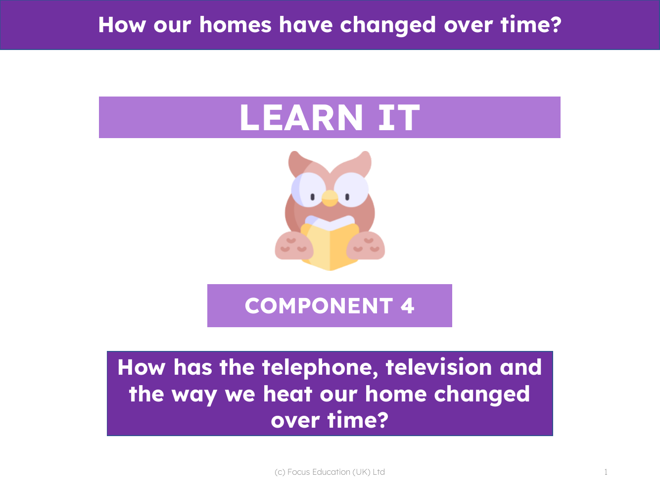 How has the telephone, television and the way we hear our home changed over time? - Presentation