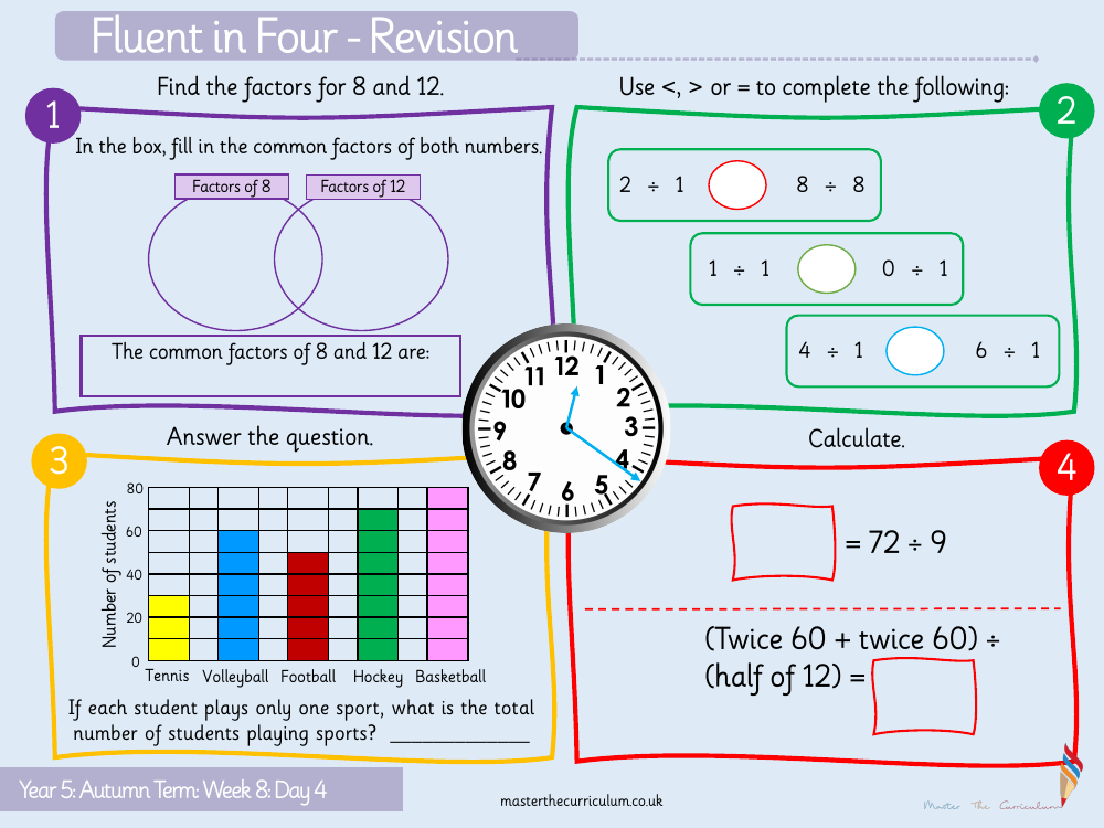 Multiplication and Division (1) - Prime Numbers - Starter