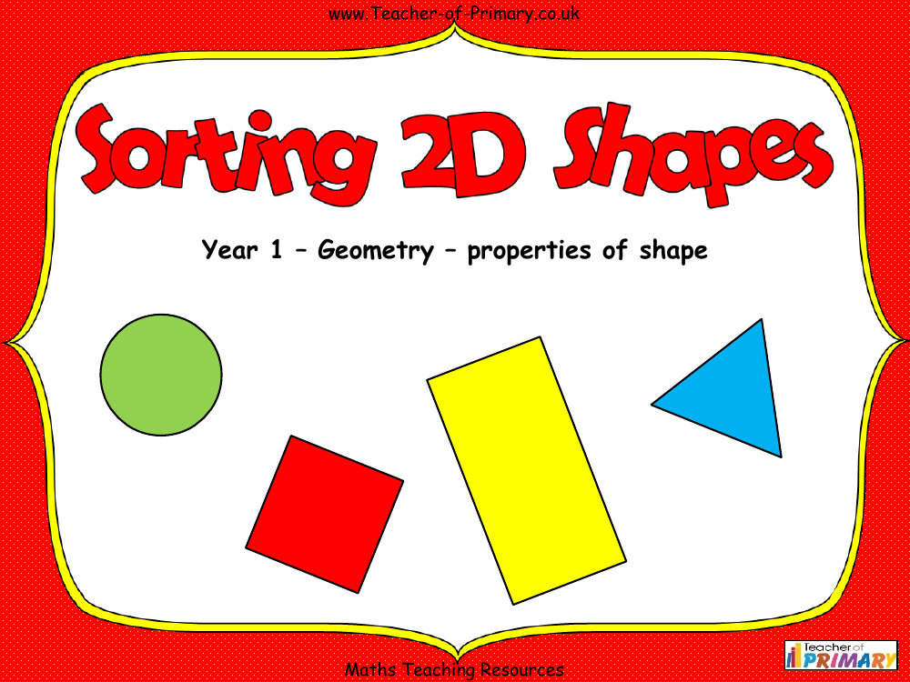 Sorting 2D Shapes - PowerPoint