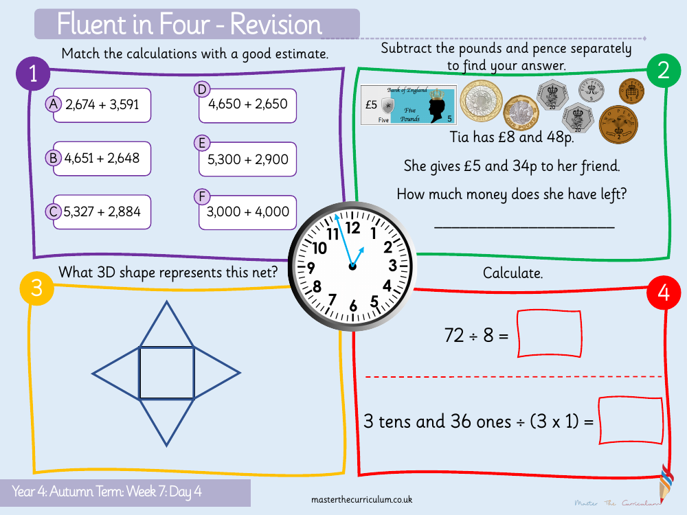 Addition and Subtraction - Checking strategies - Starter