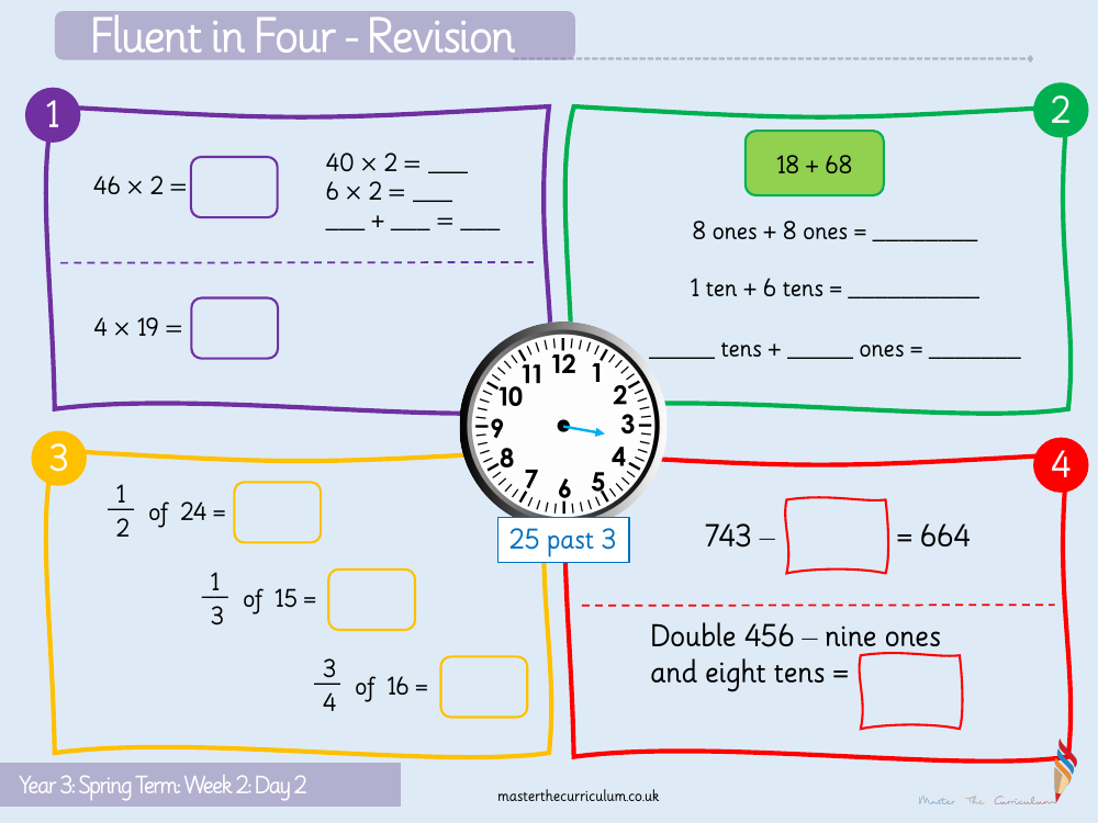 Multiplication and division - Multiply two digits by one digit - Starter